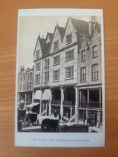 CDV of CHESTER Bridge Street New Buildings Horse & Carriage - Victorian Photo qq