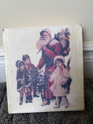 Vintage wood santa - vintage,