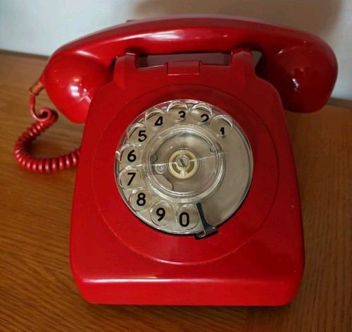 Vintage rotary dial telephone - rotary,