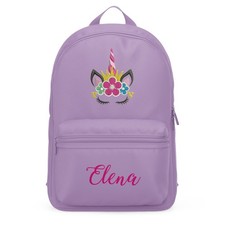 Personalised Unicorn Mini Backpack Back to School Girl back school kids backp...