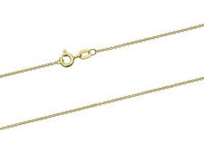 9ct yellow gold necklace chain - gold,