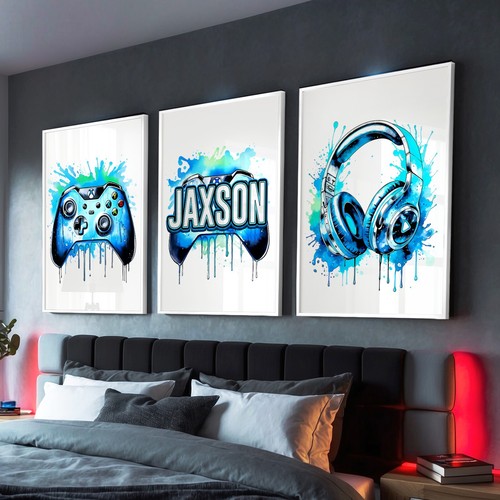 Personalised blue gaming - personalised,