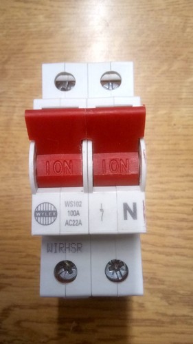 Wylex ws102 main switch 100a - wylex,
