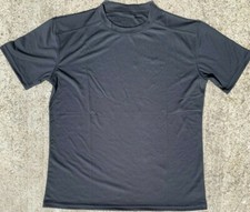 Black T-SHIRT Self Wicking COOLMAX Military Moisture BRITISH ARMY GYM