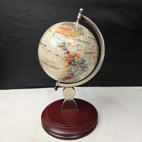 Semi precious gem stone globe - semi,
