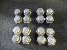 MAZDA RX8 COUPE 192 231 PZ ~ GENUINE OEM ALLOY WHEEL NUTS 21mm CHROME HEAD X16