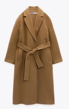 ZARA 48% WOOL BLEND COAT -
