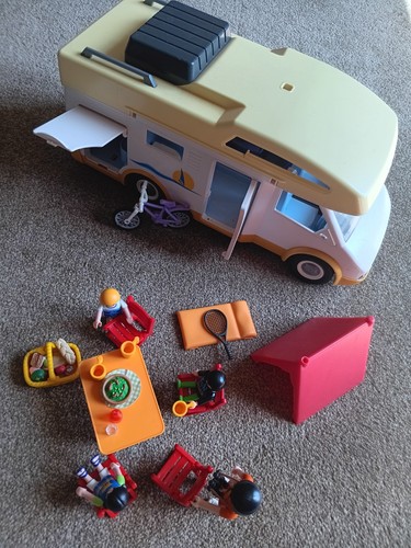 Play mobile camper with table - camper,