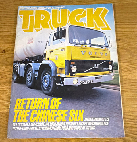 Truck magazine august 1982 - truck,