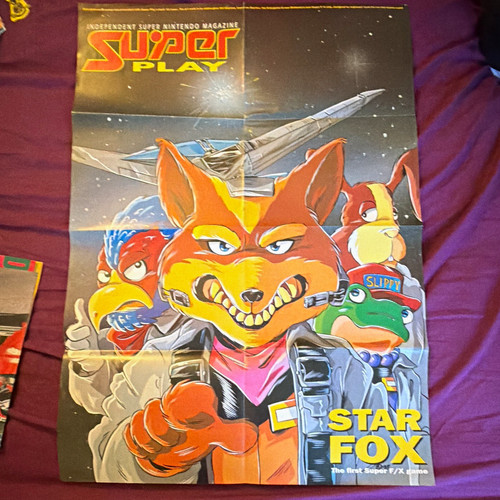 Super play star fox poster - super,