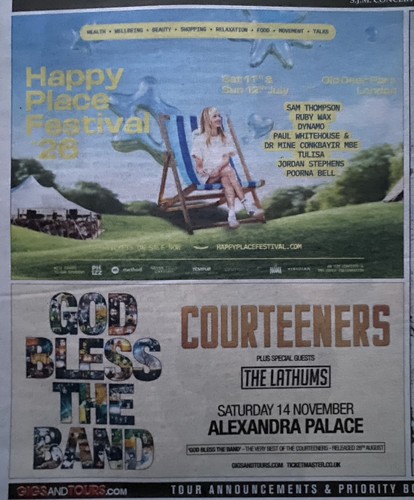 Courteeners live happy - live,