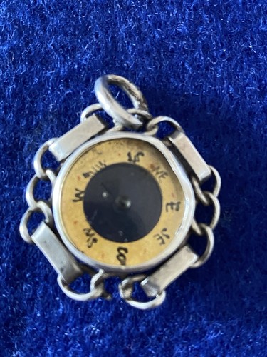 Antique silver watch - silver, fob