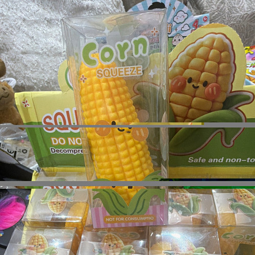 Corn squeeze cob squishy - squeeze,