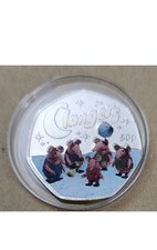 2025 Guernsey Clangers 50p Fifty 50 Pence Colour Coin BU