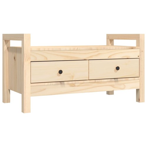 Solid wood pine - pine, bench