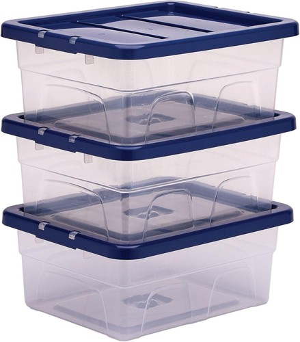 Plastic tote box with lid - tote,