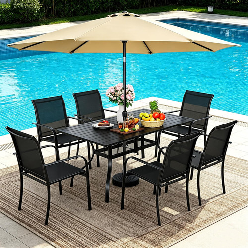 Piece outdoor dining - outdoor, set