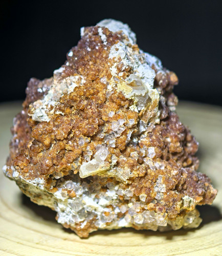 Natural sphalerite garnet - sphalerite,