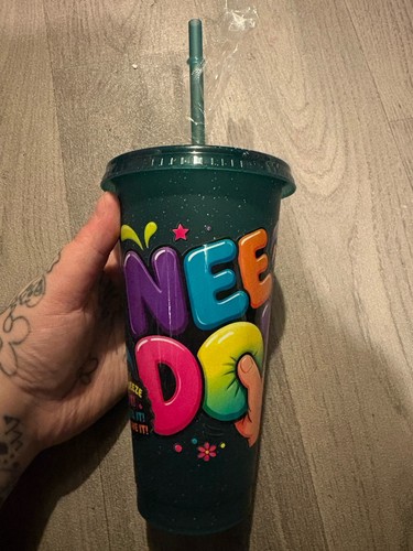 Green glitter 24oz - 24oz, acrylic