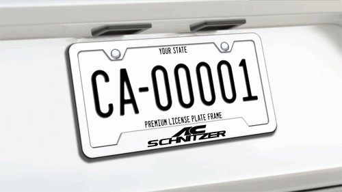 Schnitzer license plate - ac,