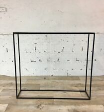 Handmade in UK Steel Top Minimal Style Metal Minimal Narrow Console Hall Table