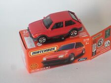 Matchbox 1983 Ford Fiesta Mk2 Red Toy Model Car 65mm Mark Two II e