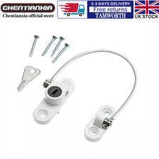 High Security Window Locks BS Certified - Anti-Burglary & Child Safety 4 screws