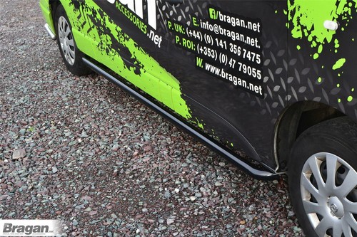 Side bars curved to - bars,