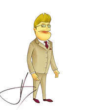 Jason Donovan Cartoon BUZZ signed 10x8 photo COA Registered Online AFTAL UACC A