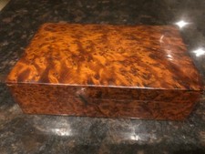 Thuya Burl Wood Box vintage