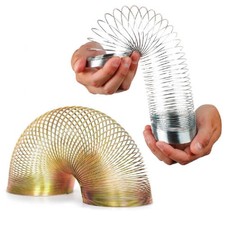 Slinky Retro Springy Toy Large Size Classic Metal Toy Fine Motor Skills Fidget