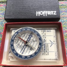 Hoffritz vintage map compass-new old stock In Box.