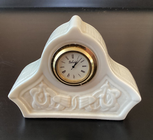 Vintage belleek small mantel - small,
