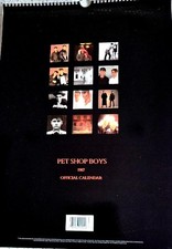 Pet Shop Boys  calendar 1987  vintage official, dates match 2026. Rare deadstock