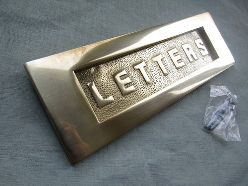 Door letter plate - door,