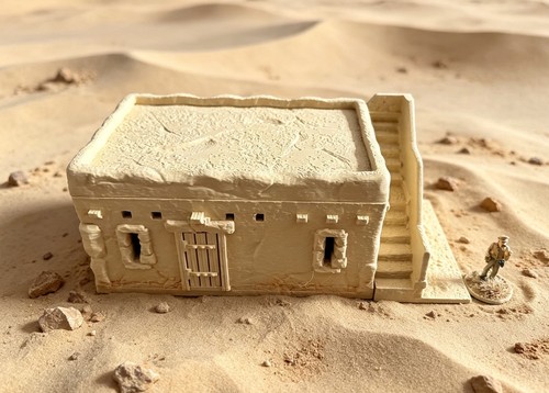 Desert adobe buildings - 3,