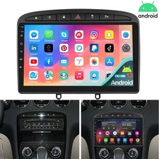 9" Android 13 Car Stereo CarPlay Radio Head Unit GPS NAV For Peugeot 308 408 GPS
