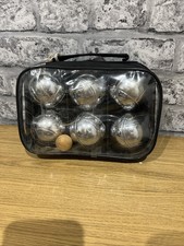 7 Piece Boules Set With Silver