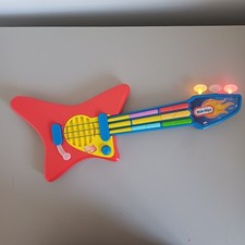 Little Tikes 90's Pop Tunes Big Rocker Red Toy Guitar - Vintage & Very Rare