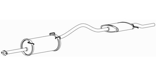 Quality rear exhaust - quality, silencer