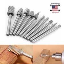 10Pcs*HSS Routing Wood Carving