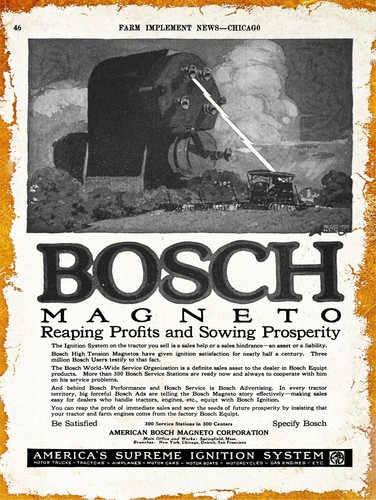 1920 bosch magneto metal - 1920,