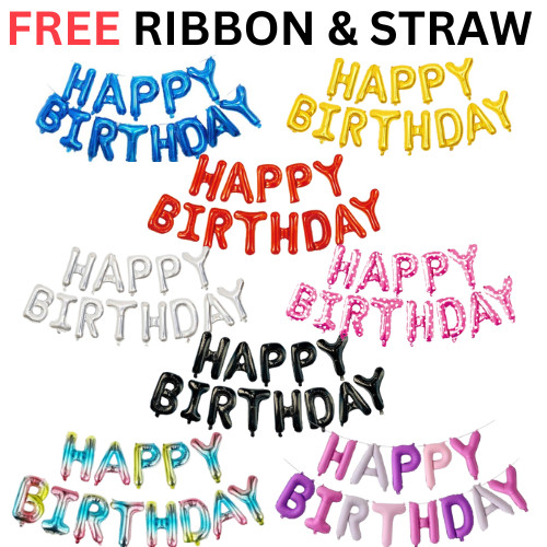 Happy birthday foil - birthday,