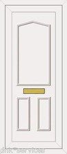 WHITE FULL HEIGHT UPVC DOOR