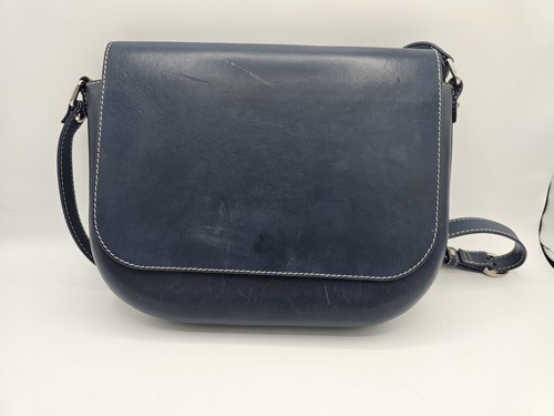 Apc navy blue leather - apc,
