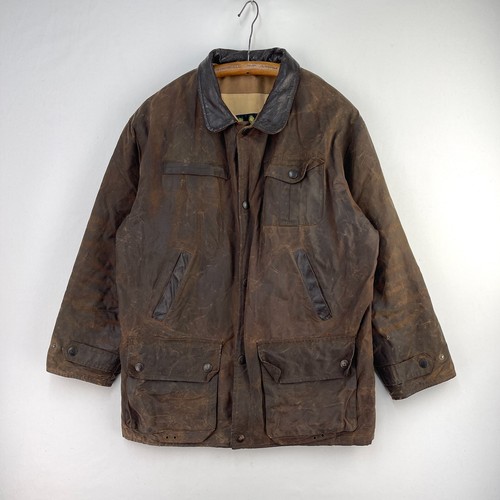 Barbour wax jacket - wax, large
