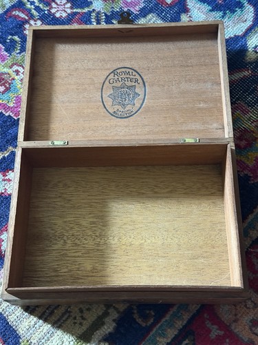 Old cigar box - vintage, wooden