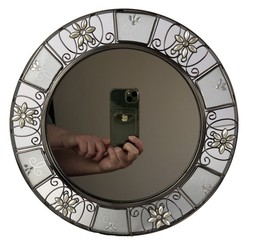 Metal round medium - round, sized