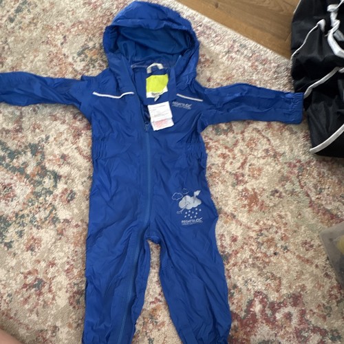 Regatta isotex blue hooded - hooded, zip