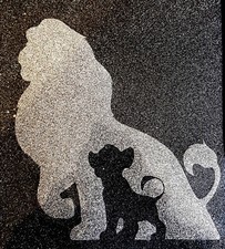 LION KING SIMBA, GLITTER IRON